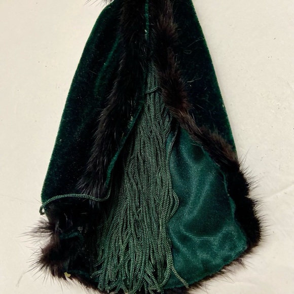 Vintage Auto or Christmas Ornament-Victorian Lady in Green Gown - Picture 4 of 12